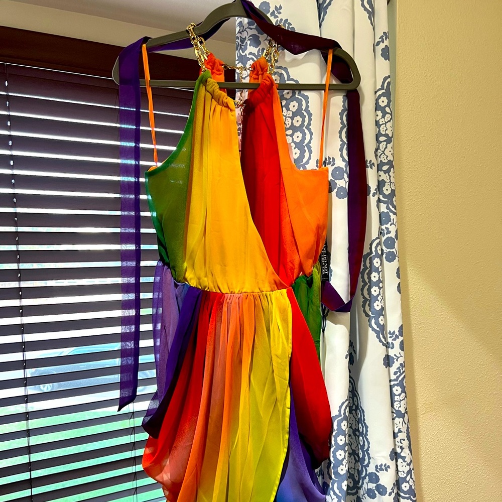 Rainbow Cocktail Dress!